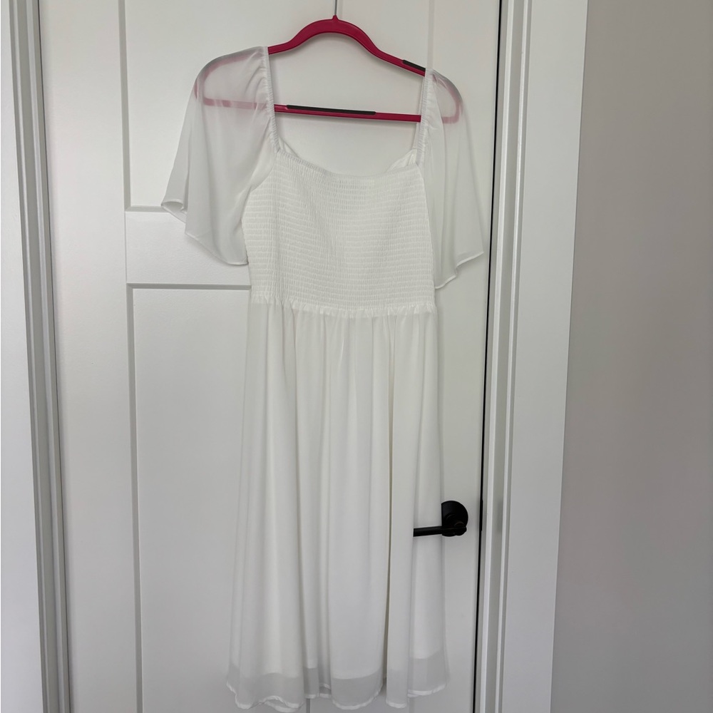 Baltic Born Colette Sweetheart Midi Dress in White, XL - Picture 5 of 5